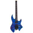 Sire X6H6/BLSW Larry Carlton Headless Elektrische Gitaar Blue Swirl met Tremolobrug en Gigbag
