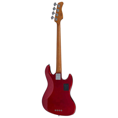 Sire V7N A4L/CAR Marcus Miller Linkshandige 4-snarige Actieve Basgitaar Candy Apple Red met Elzen Body en Heritage-3 Preamp