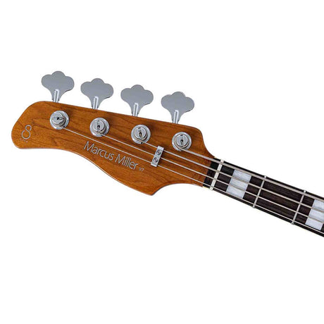 Sire V7N A4L/CAR Marcus Miller Linkshandige 4-snarige Actieve Basgitaar Candy Apple Red met Elzen Body en Heritage-3 Preamp