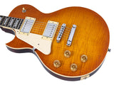 Sire L5L/AB Larry Carlton Linkshandige L-Style Elektrische Gitaar Amber Burst met Flame Maple Top en Coil Split