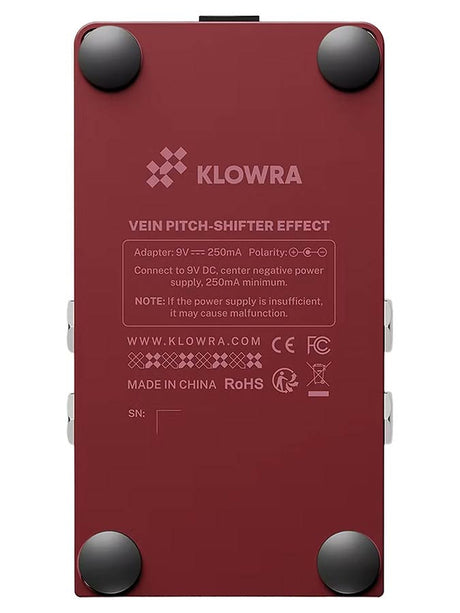 Klowra KBS-04 Bloom Infinity VEIN pitch shifter pedaal - 17 intervallen