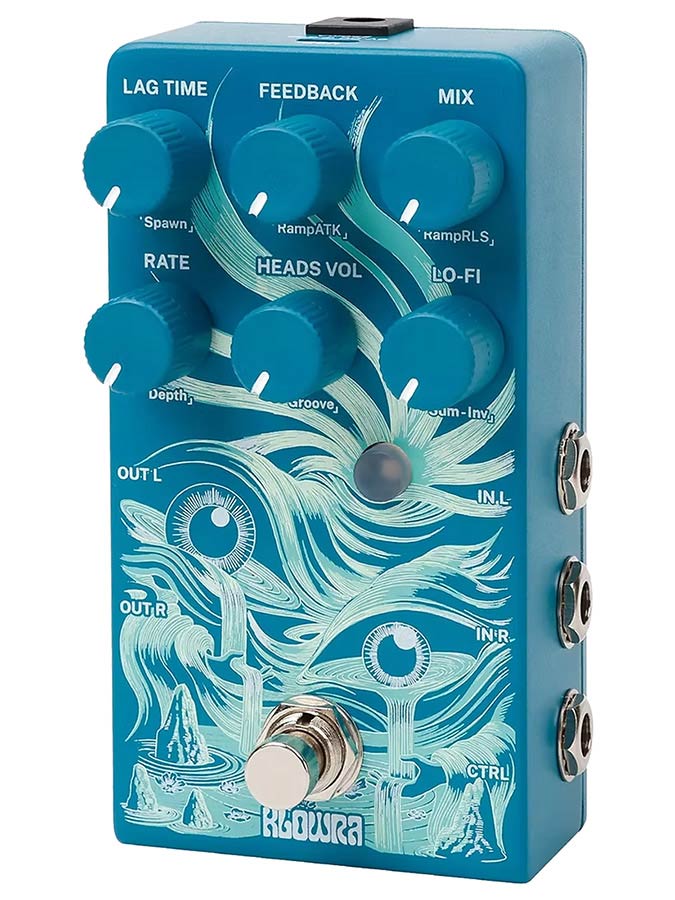 Klowra KBS-05 Bloom Infinity RILUM stereo multi-head delay pedaal