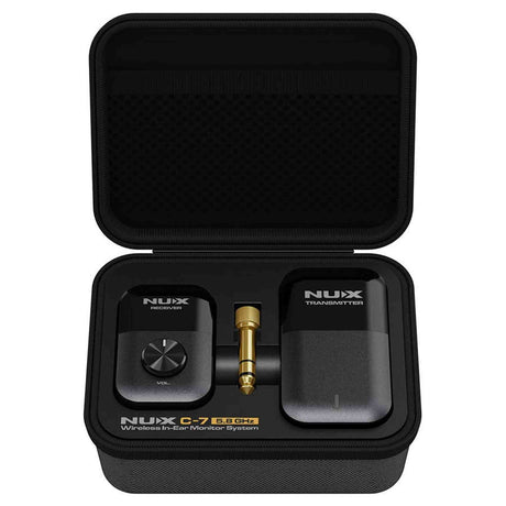 NUX C-7 5.8 GHz Stereo Wireless In-Ear Monitor System met oplaadcase
