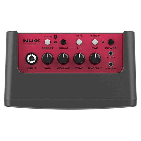 NUX Mighty Lite BT MKII Desktop Gitaarversterker met Bluetooth 3W Roze Paneel
