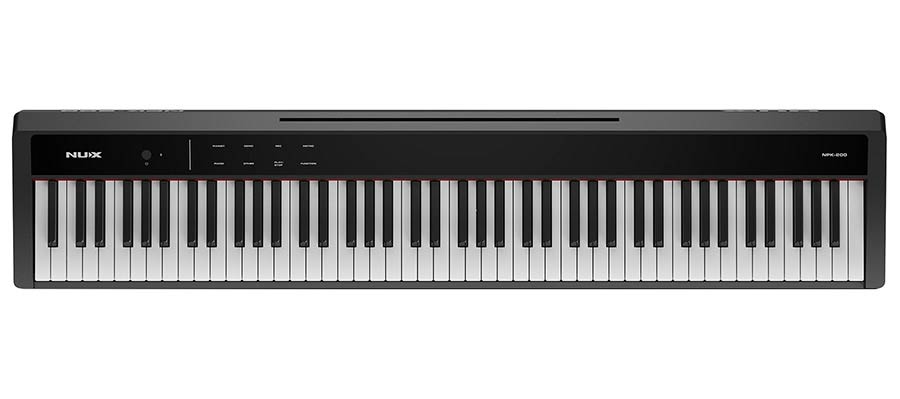 NUX NPK-200/BK Stage Piano Set met Standaard, Kruk en Sustainpedaal - 88 toetsen