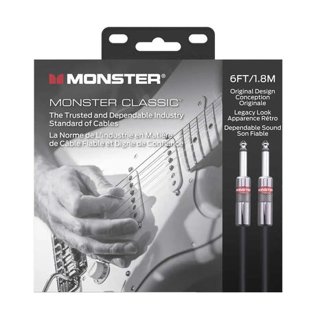 Monster Classic Gitaarkabel 1,8 Meter Rechte Jack naar Rechte Jack