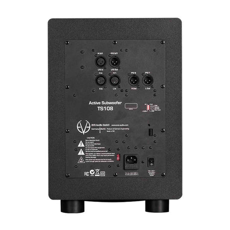 EVE Audio TS108 actieve subwoofer 8 inch 150W 33-300Hz 105 dB met DSP en afstandsbediening