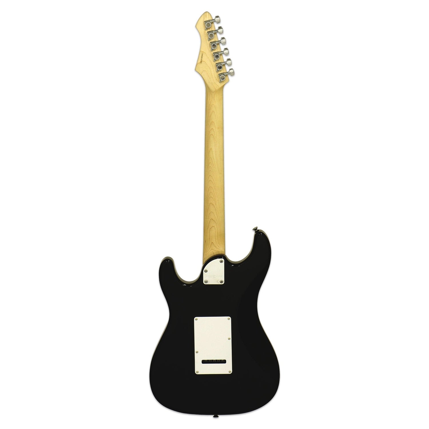 Aria 714-STD Hot Rod Collection Fullerton zwarte elektrische gitaar