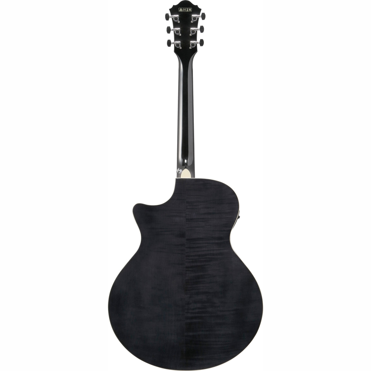 Ibanez AE170 TBK elektrisch akoestische westerngitaar Transparent Black