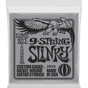 Ernie Ball 2628 elektrische gitaarsnaren 9-snarig 009-105