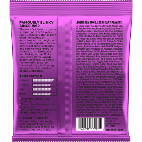 Ernie Ball 3220 Power Slinky elektrische gitaarsnaren 3-pack 011-048