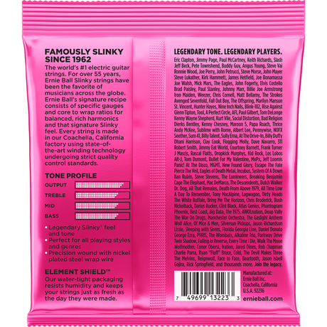Ernie Ball 3223 Super Slinky elektrische gitaarsnaren 3-pack 009-042