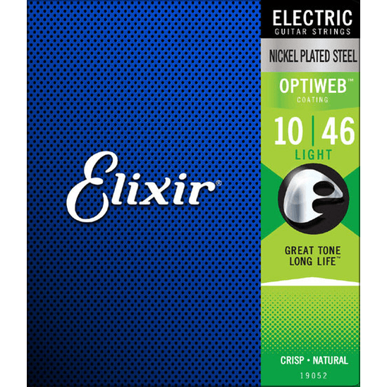 Elixir 19052 Optiweb elektrische gitaarsnaren Light 010-046