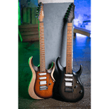CORT X700 TOPBBG Elektrische gitaar Triality Open Pore Black Burst