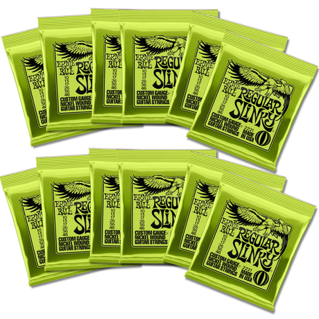 Ernie Ball 2221 Regular Slinky Bulk Set 12 Sets Elektrische Gitaarsnaren 010-046