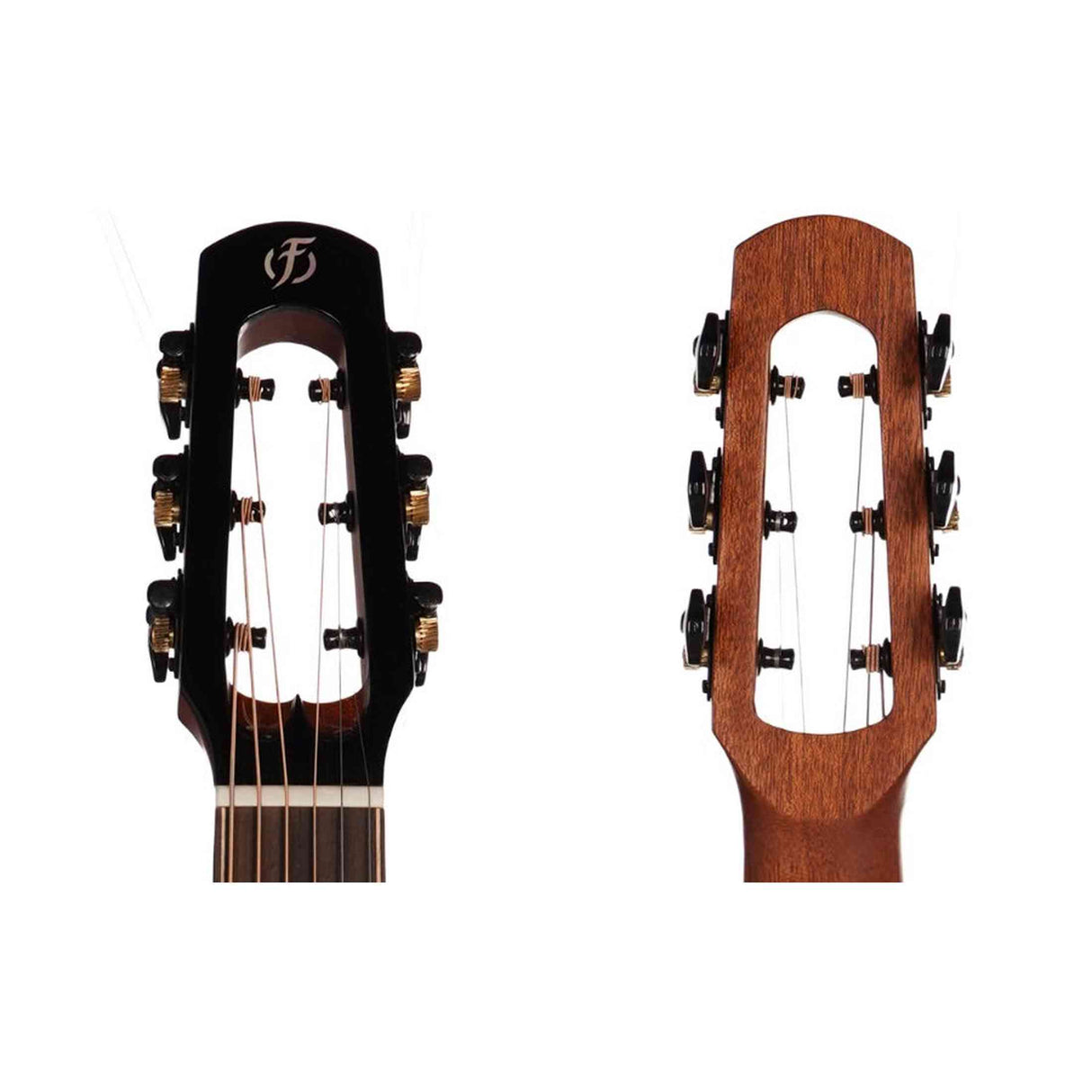 Flight PIXI TSB Reisgitaar met Massief Sparren Bovenblad Transparent Sunburst