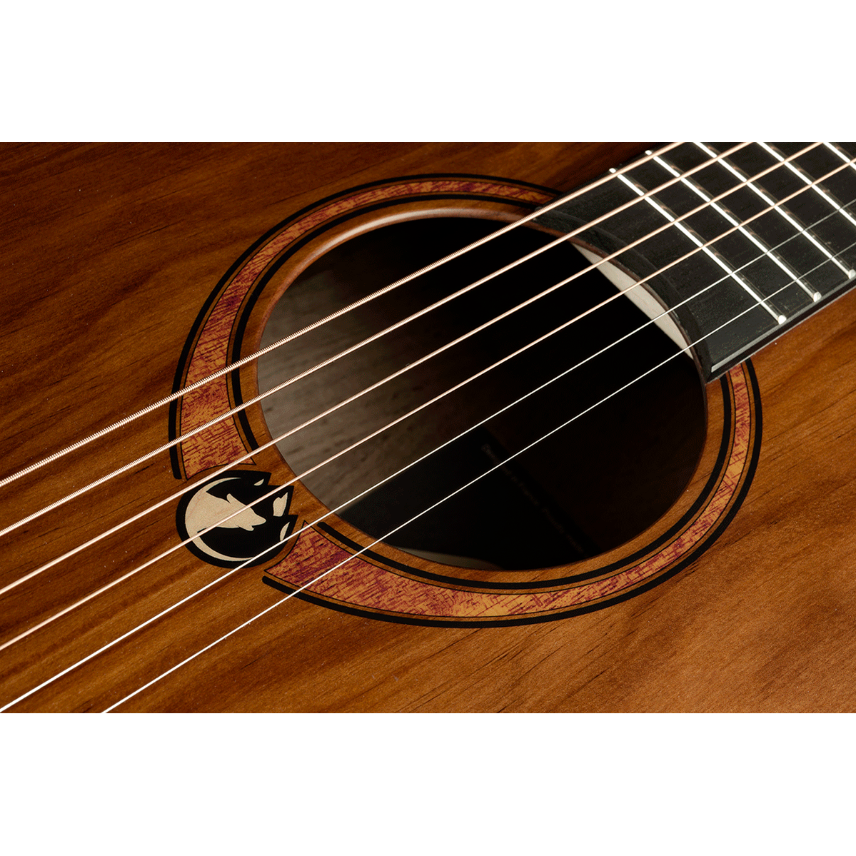 Lâg SAUVAGE-DCE Semi-Akoestische Dreadnought Gitaar