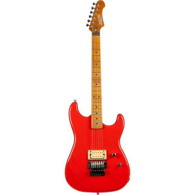 JET JS-700 RD H S-style Elektrische Gitaar Single Humbucker Wilkinson Double Locking Tremolo Rood