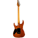 JET JS-45 Indigo Gray S-style Elektrische Gitaar HSS Flame Maple Top Rosewood Toets Indigo Grijs