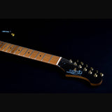 Jet Guitars JS-400 BKG elektrische gitaar - Zwart Gouden Hardware