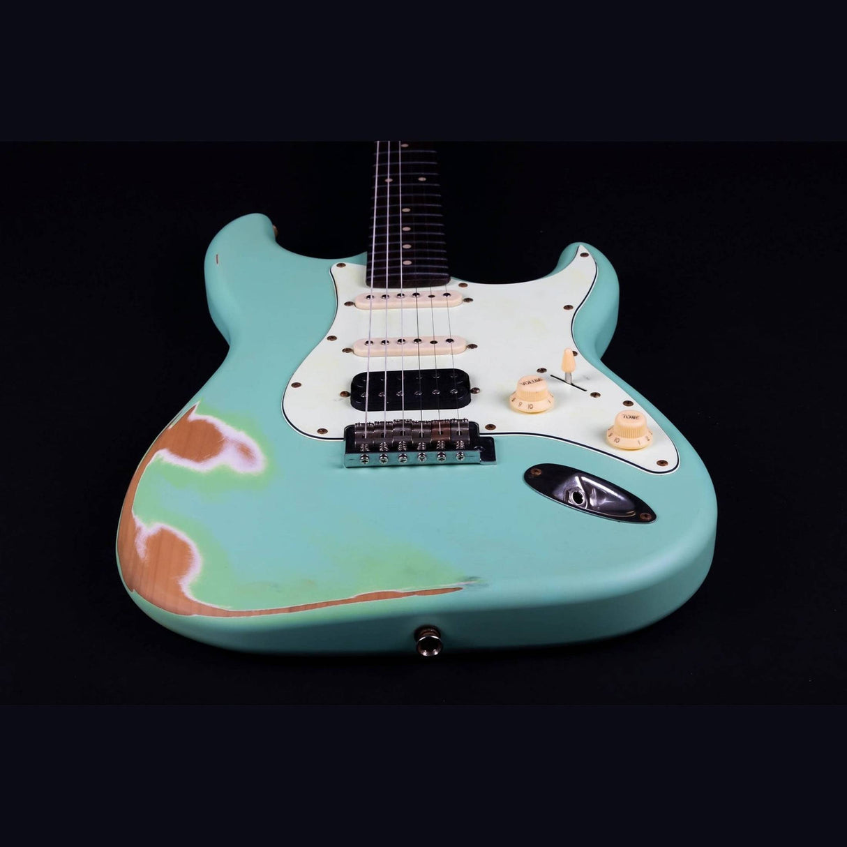 Jet Guitars JS-400 SFG RLC elektrische gitaar - Groen Relic