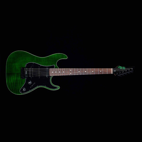 Jet Guitars JS-450 TGRR elektrische gitaar - Transparant Groen