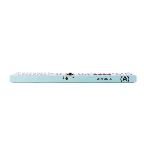 Arturia KeyLab Essential mk3 61 Aquamarine MIDI controller met 61 toetsen, pads en DAW-integratie