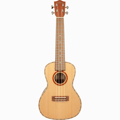 LANIKAI LKUCDSTC Concertukelele, Cedar Solid Top Serie, Tas