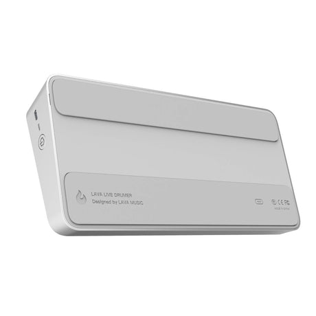 LAVA LiveDrum Pedaal, draadloze voetschakelaar voor HILAVA gitaren, 100+ ritmes, zilver, inclusief soft bag