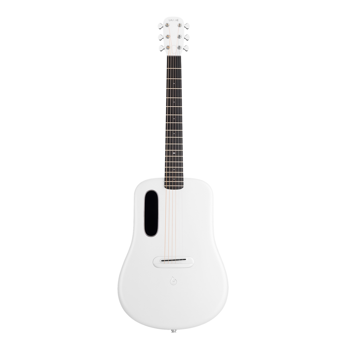 LAVA ME 4 Carbon 36" White – Smart Gitaar met SHARC-processor, FreeBoost™ & Space Bag