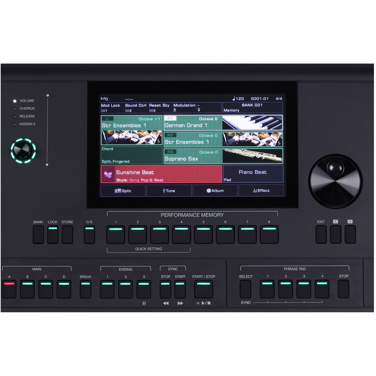Medeli AKX10S Set – Workstation keyboard met 61 toetsen, 7” touchscreen, 4-way speakers, pedaal, standaard en kruk