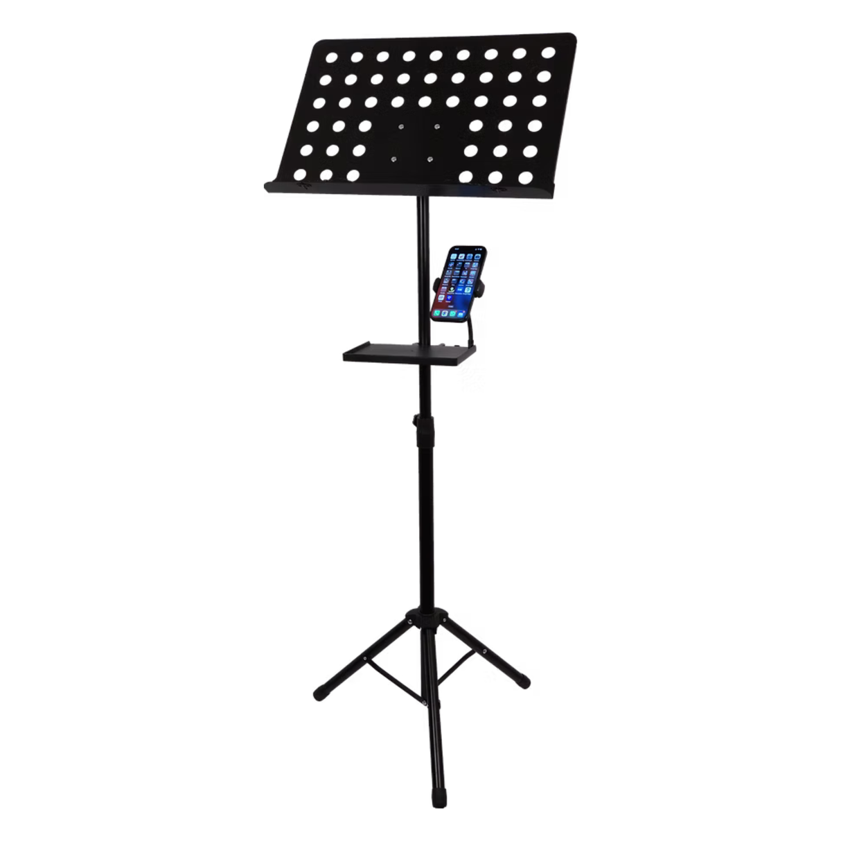 Norveqon LN-140LX lessenaar deluxe, verstelbaar tot 140 cm, met telefoonklem