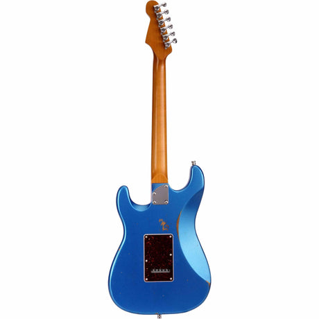 Patina PS-7 LPB R S-style Elektrische Gitaar HSS Alnico V Nitro Relic Paulownia Body Roasted Maple Hals Lake Placid Blue