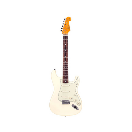 SX SST62 VWH witte elektrische gitaar ST-model