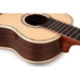 TOM 680 M Concert Ukulele Massief Sparren met Walnoot en Esdoornbinding