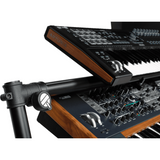 QUIKLOK MKS4 Keyboardstandaard – 4 keyboards, Staal/Aluminium, max. 131 cm Breed