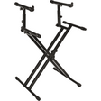 QUIKLOK QL742 Pro Keyboardstandaard – Grote Dubbele X, 2 Niveaus, Verstelbaar, max. 90 kg