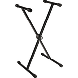 QUIKLOK T6BK Keyboardstandaard – X-vorm, Staal, Verstelbaar, Zwart