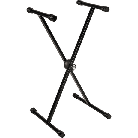 QUIKLOK T6BK Keyboardstandaard – X-vorm, Staal, Verstelbaar, Zwart