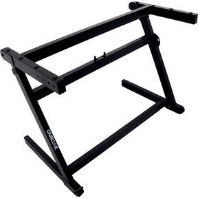QUIKLOK Z71ALU Lichtgewicht Z-Keyboardstandaard – Verstelbaar, aluminium, Zwart, max. 113 kg