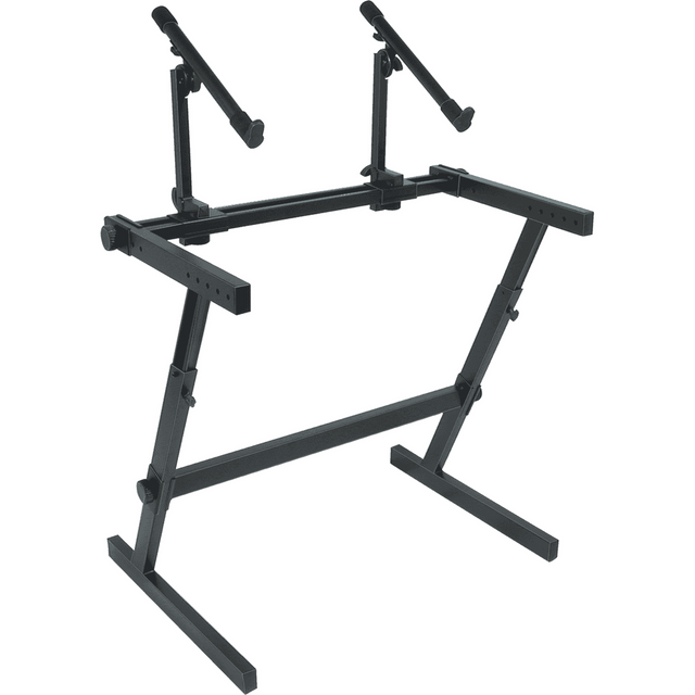 QUIKLOK Z726 Z-Keyboardstandaard – Voor 2 Keyboards, Verstelbaar, max. 113 kg