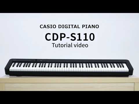 Casio CDP-S110BK Compacte Digitale Piano 88 Toetsen Hammer Action Zwart