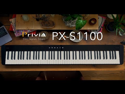 Casio PX-S1100BK Digitale Piano 88 Toetsen Smart Hammer Action Zwart