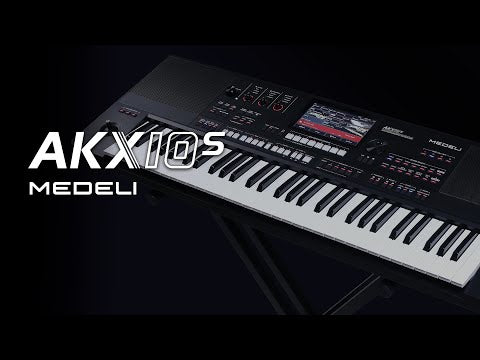 Medeli AKX10S Set – Workstation keyboard met 61 toetsen, 7” touchscreen, 4-way speakers, pedaal, standaard en kruk