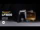 beamZ LF1500 Low Fog Machine – Ultrasonic Fog Machine with DMX and Flightcase