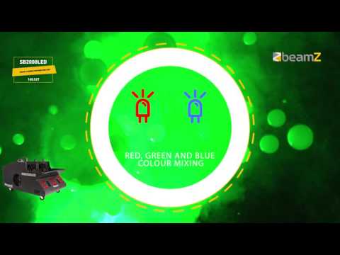 beamZ SB2000LED Smoke &amp; Bubble Machine 2000W with RGB LEDs and DMX