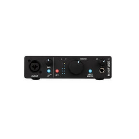 Arturia MiniFuse 1 Black 1-in/2-uit USB-C Audio Interface